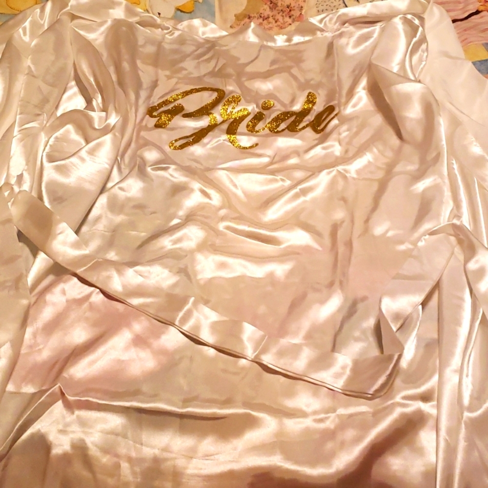 White Bride Robe 2x